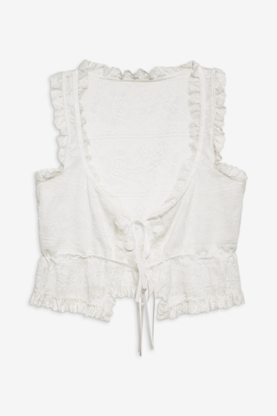 Antique Store Lace Top White