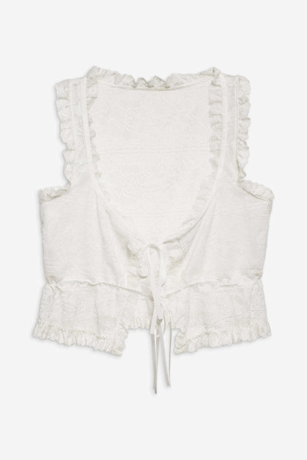 Antique Store Lace Top White