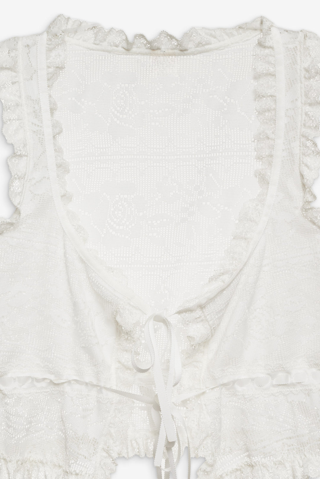 Antique Store Lace Top White