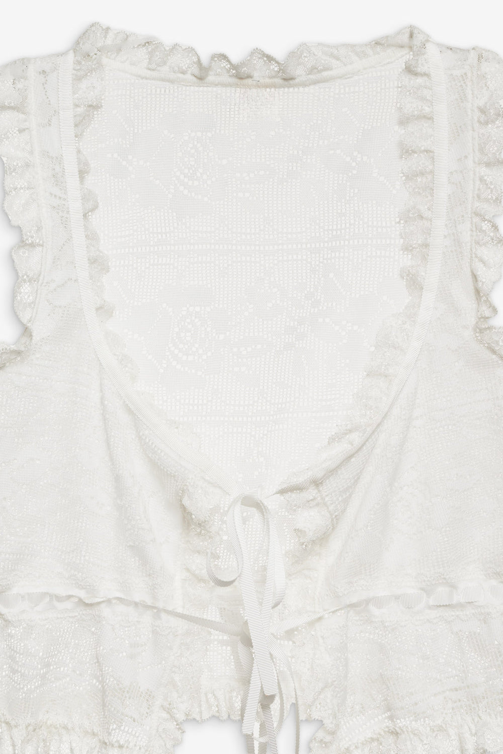 Antique Store Lace Top White