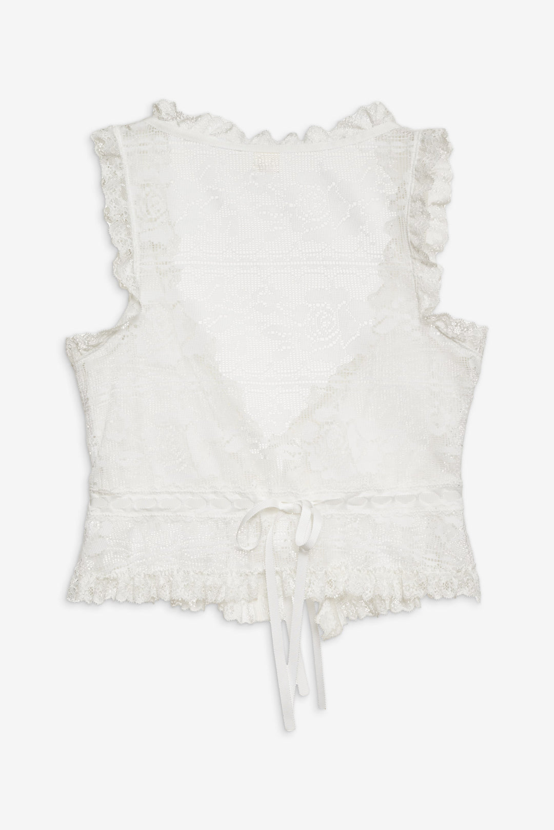 Antique Store Lace Top White