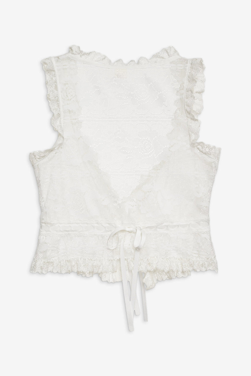 Antique Store Lace Top White