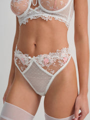 Le Fleur Thong Panty Peach