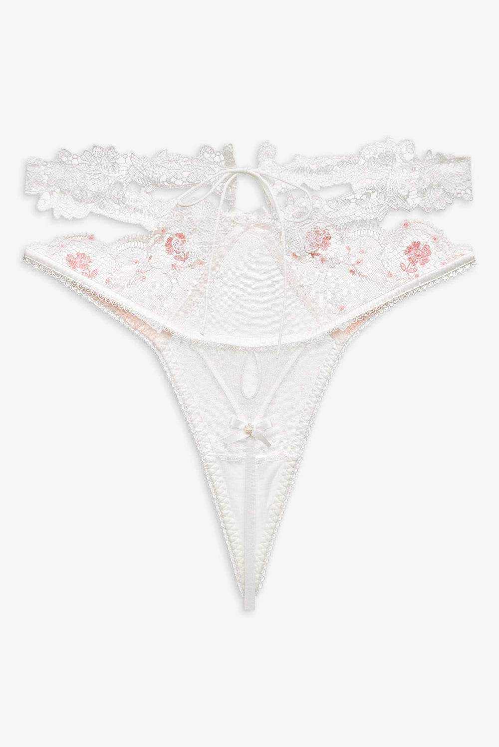 Le Fleur Thong Panty Peach