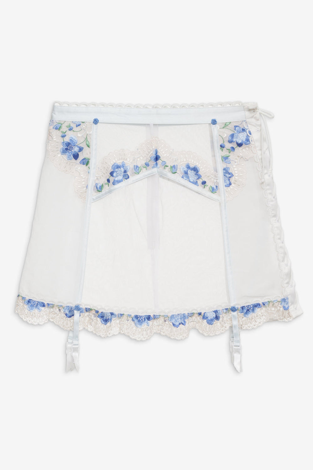 Festival Rose Skirt Blue