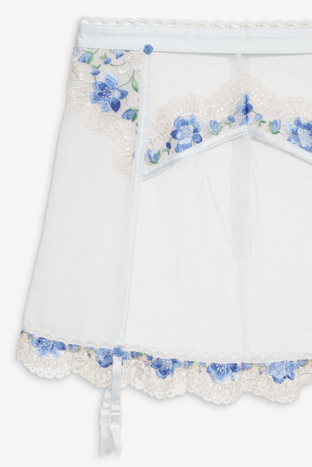 Festival Rose Skirt Blue