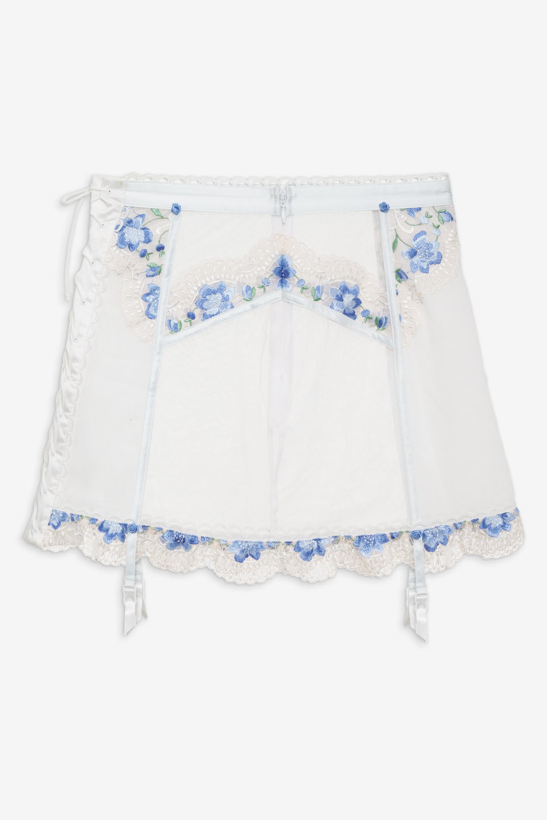 Festival Rose Skirt Blue