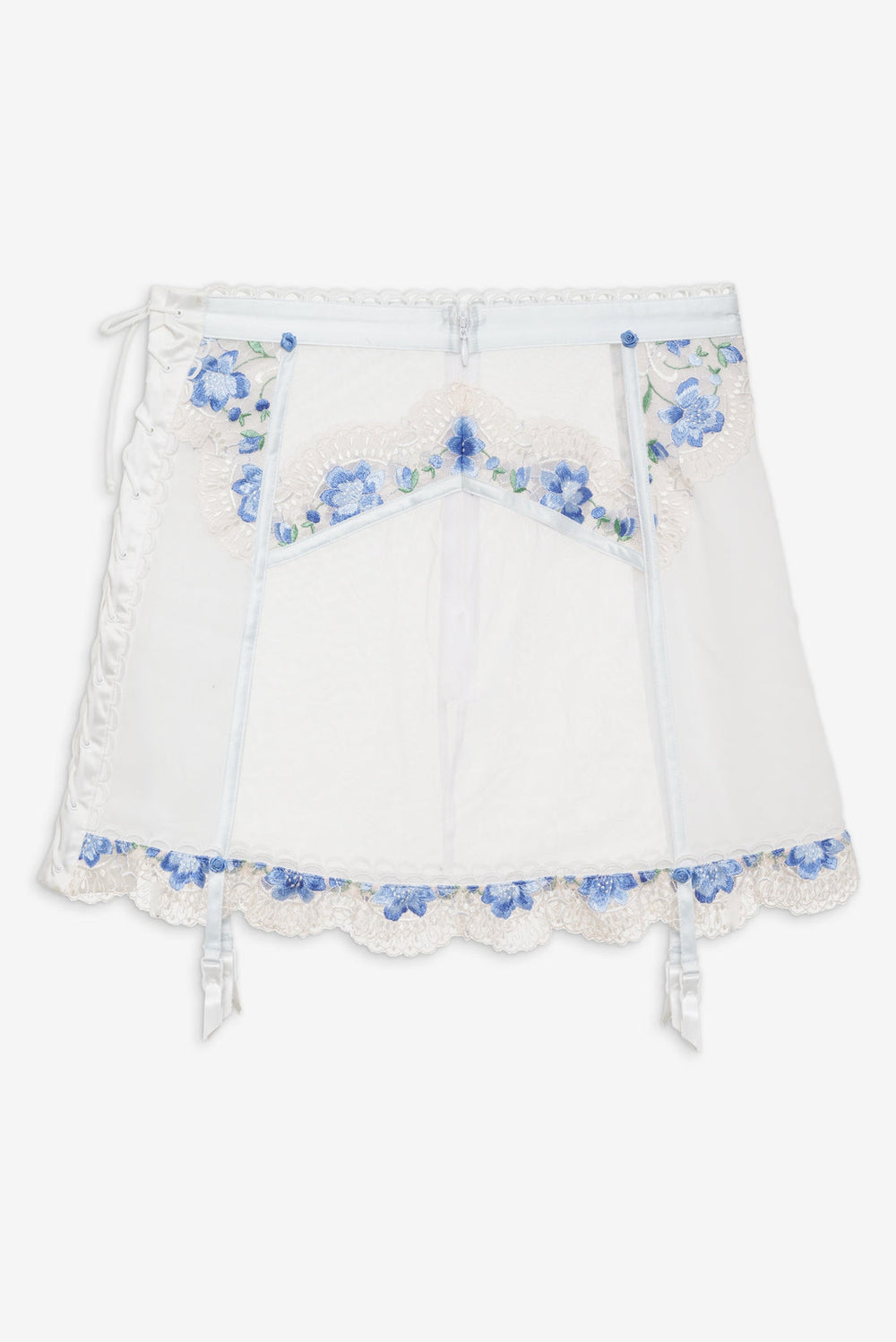 Festival Rose Skirt Blue