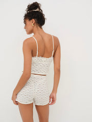 Reba Sleep Boyshort White