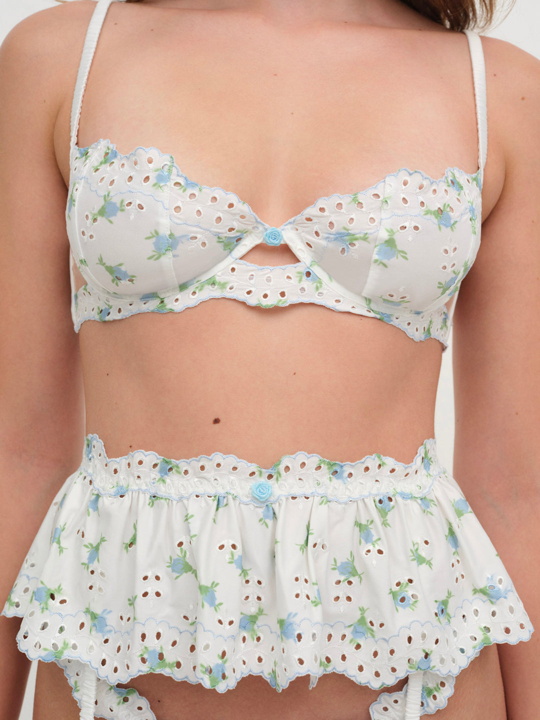 Budding Blossom Underwire Bra White
