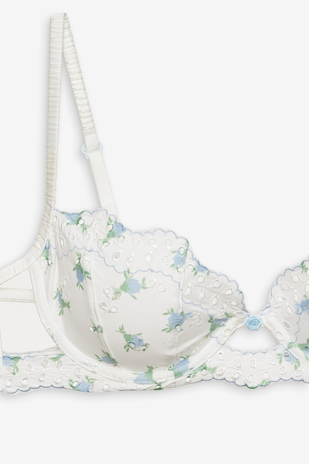 Budding Blossom Underwire Bra White