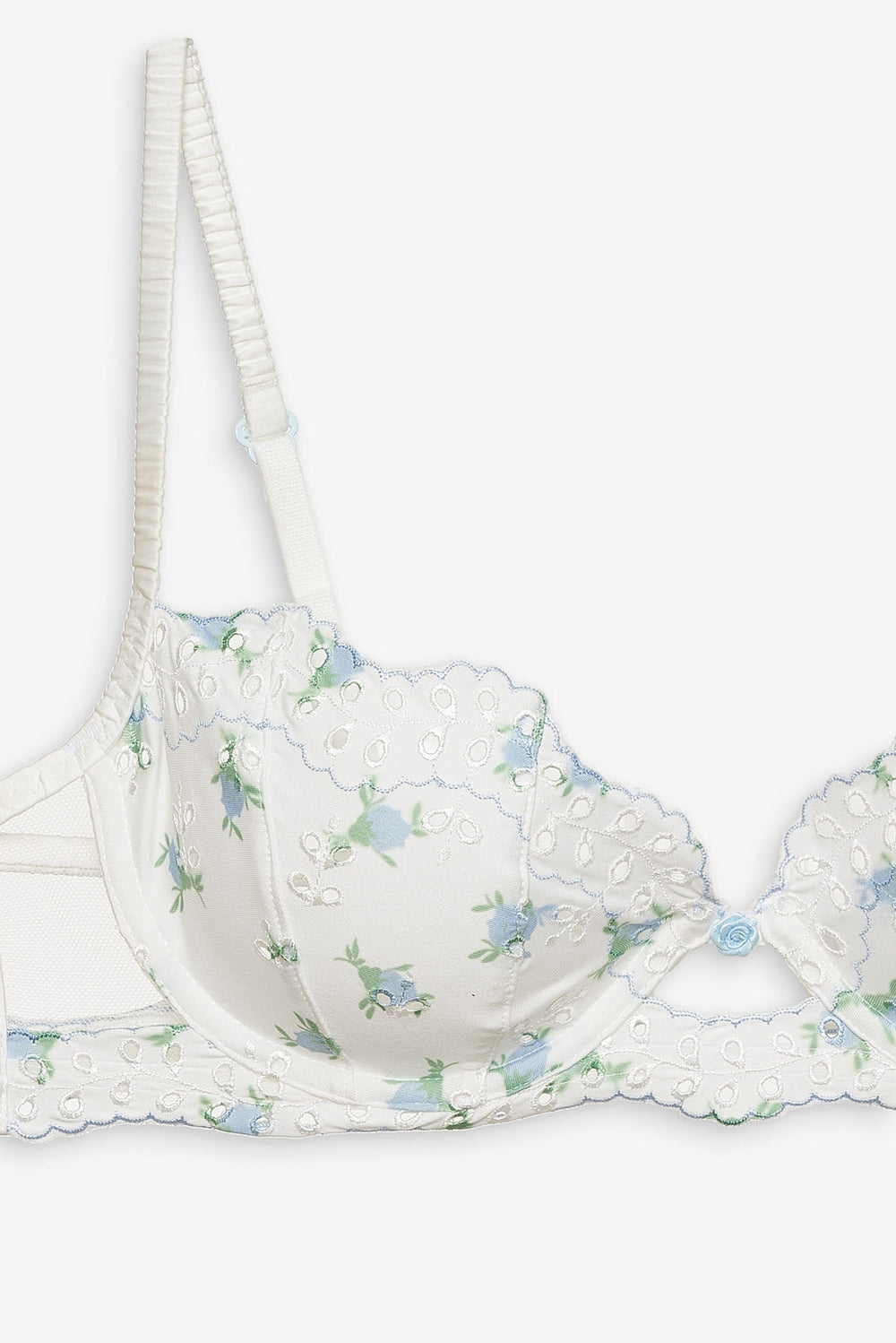 Budding Blossom Underwire Bra White