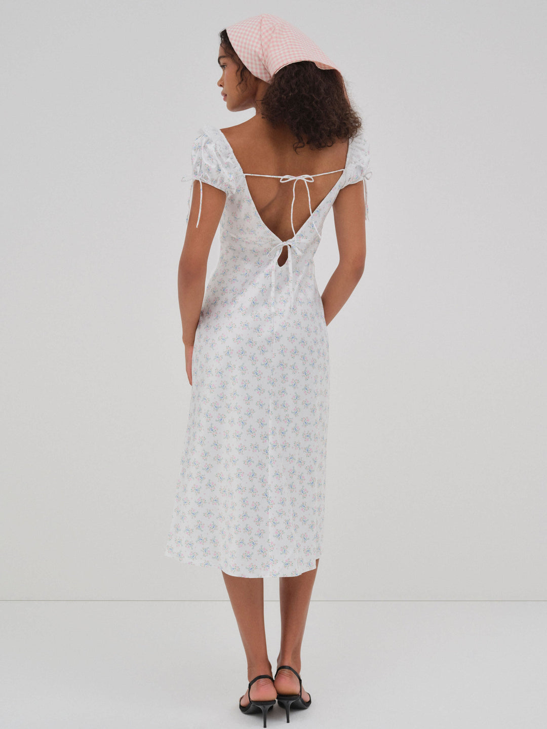 Sweet Escape Midi Slip Dress White