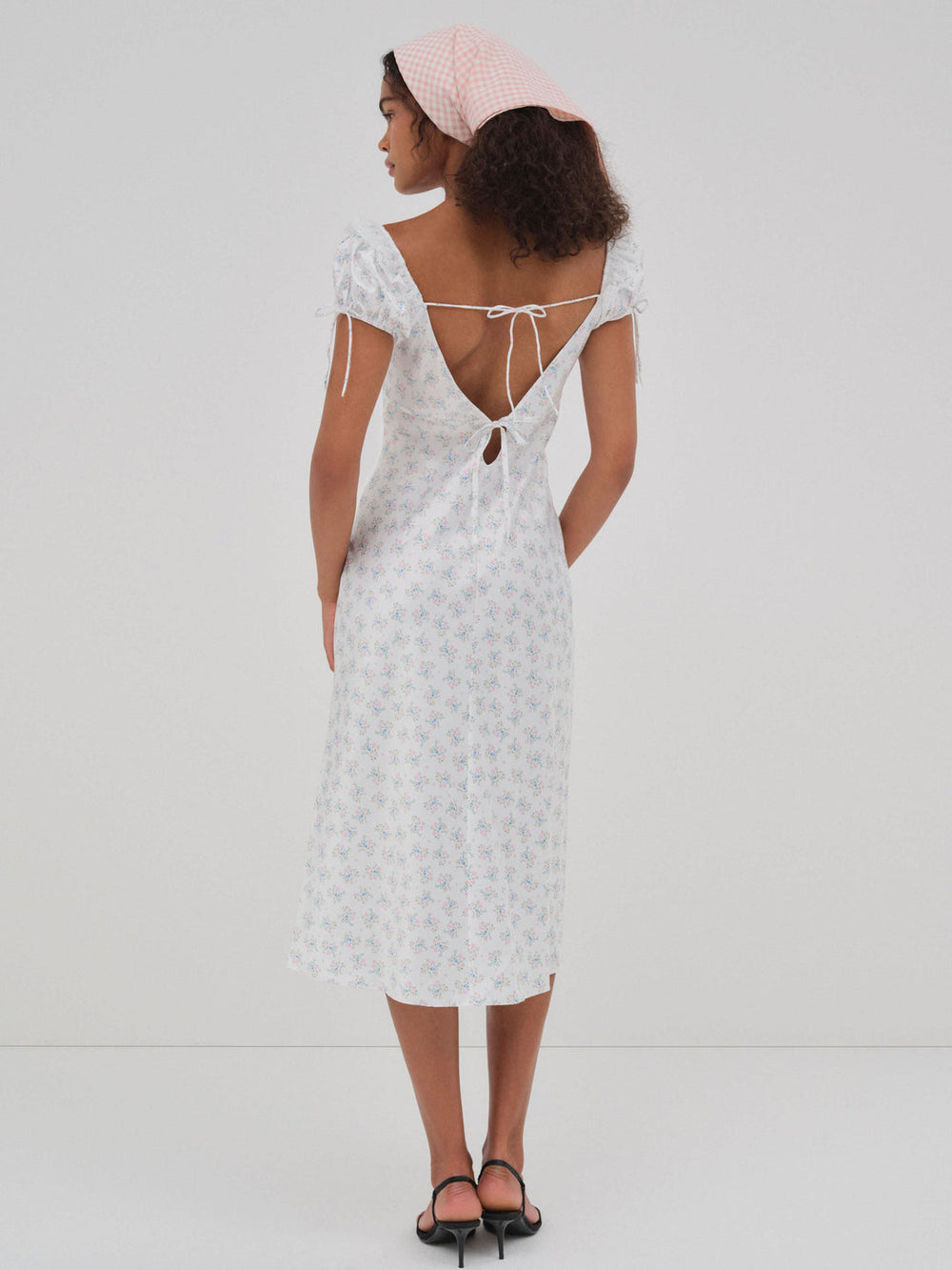 Sweet Escape Midi Slip Dress White