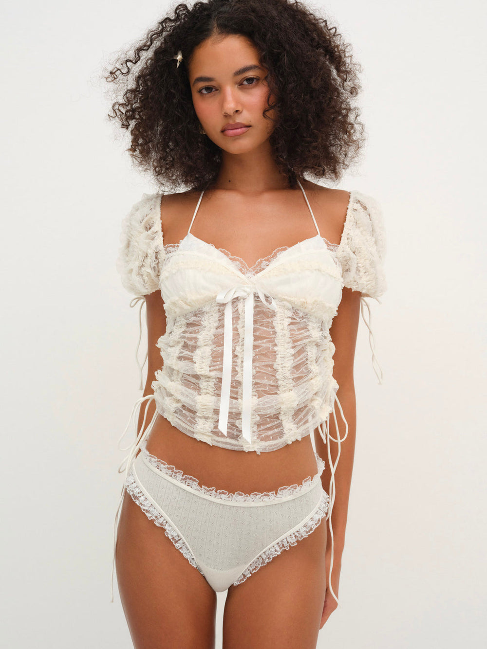 Romy Cheeky Panty White