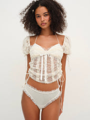 Romy Cheeky Panty White