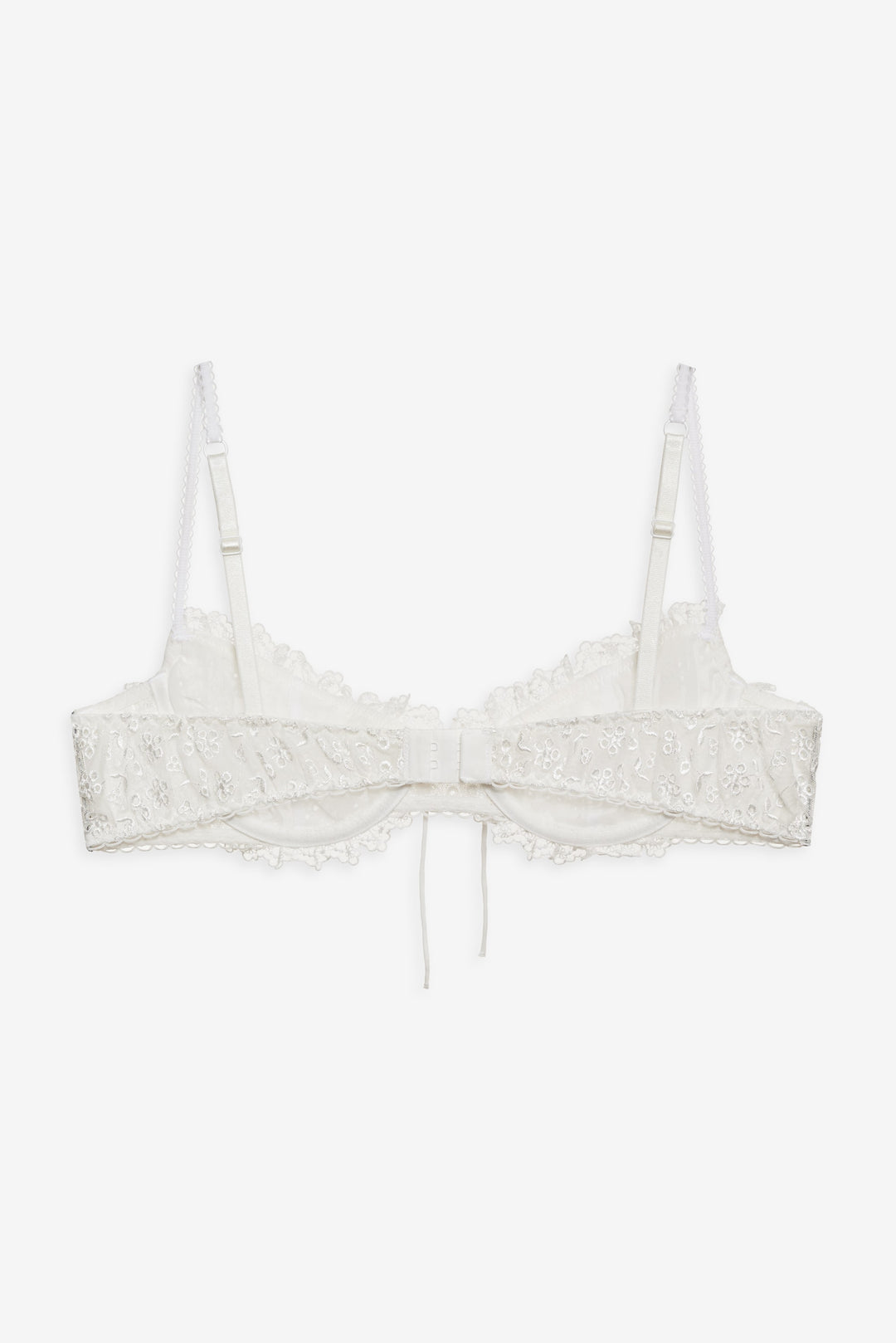 Layer Cake Chiffon Underwire Bra White