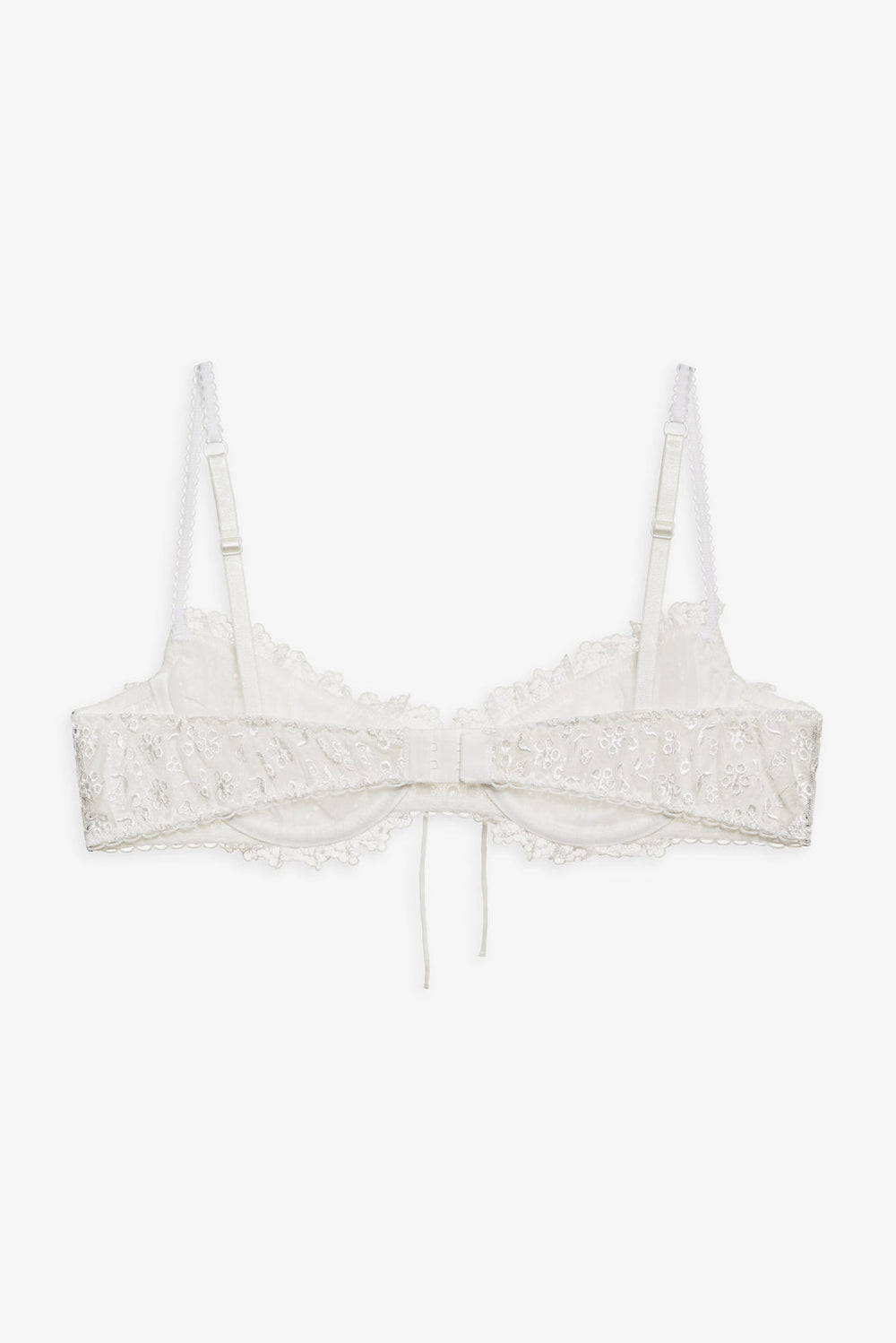 Layer Cake Chiffon Underwire Bra White