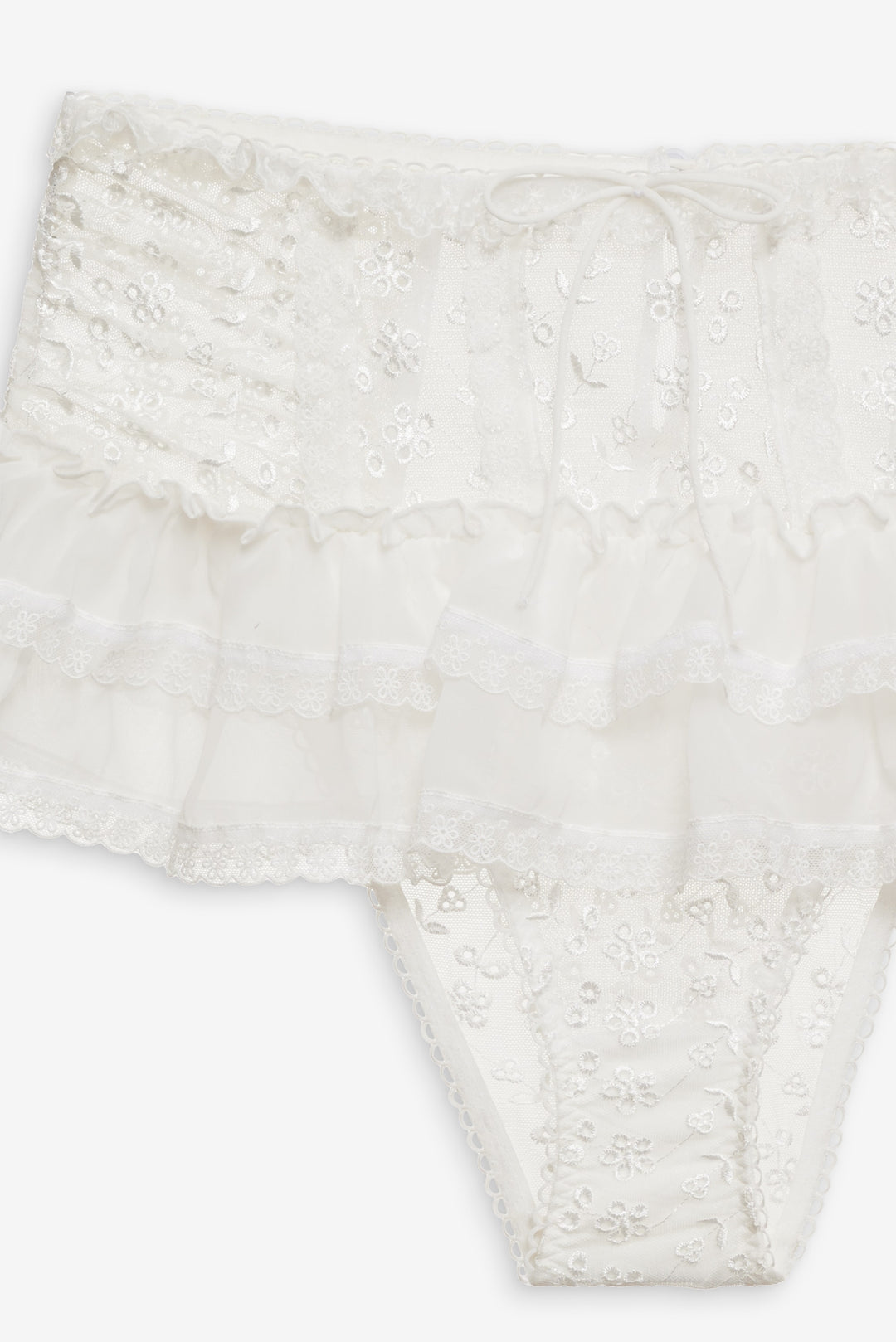 Layer Cake Chiffon Panty White