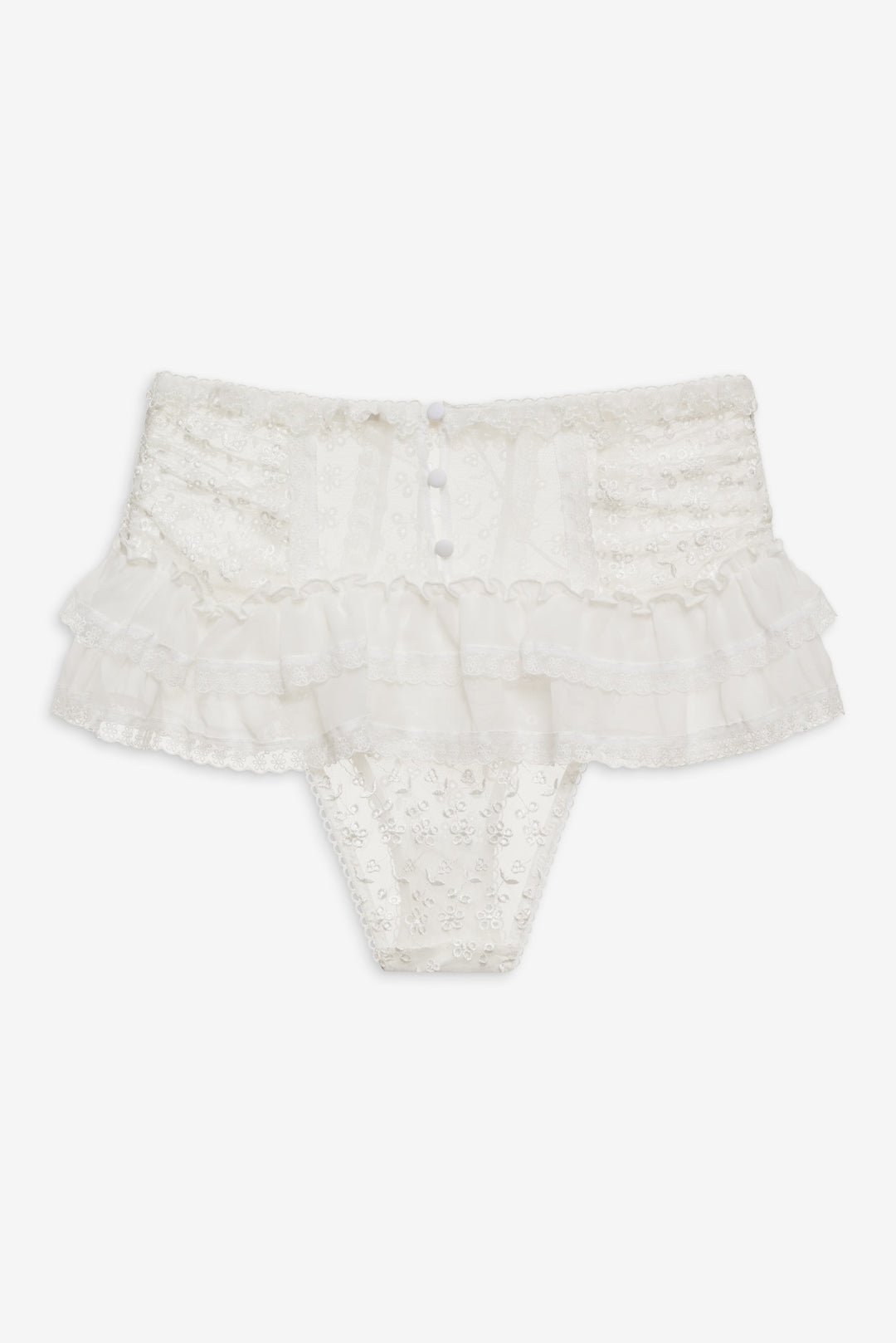 Layer Cake Chiffon Panty White