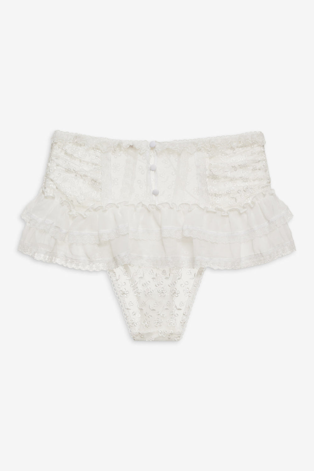 Layer Cake Chiffon Panty White