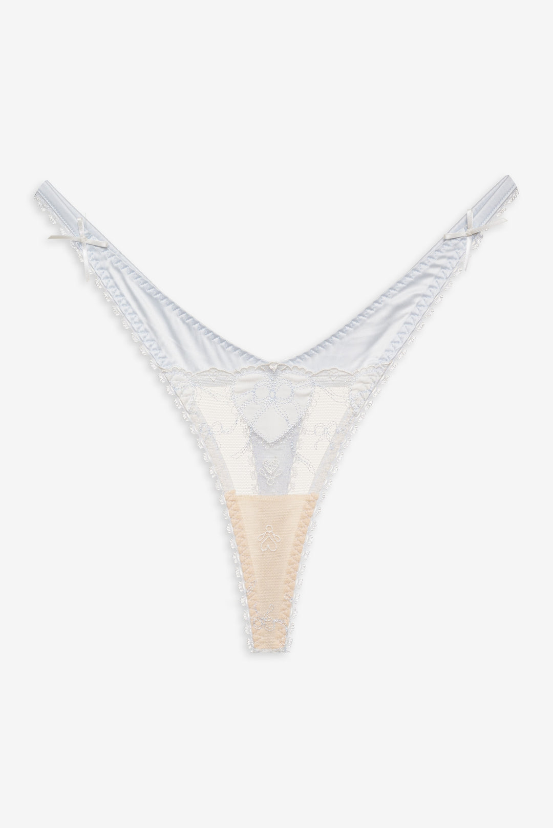 Pure Heart Thong Panty White