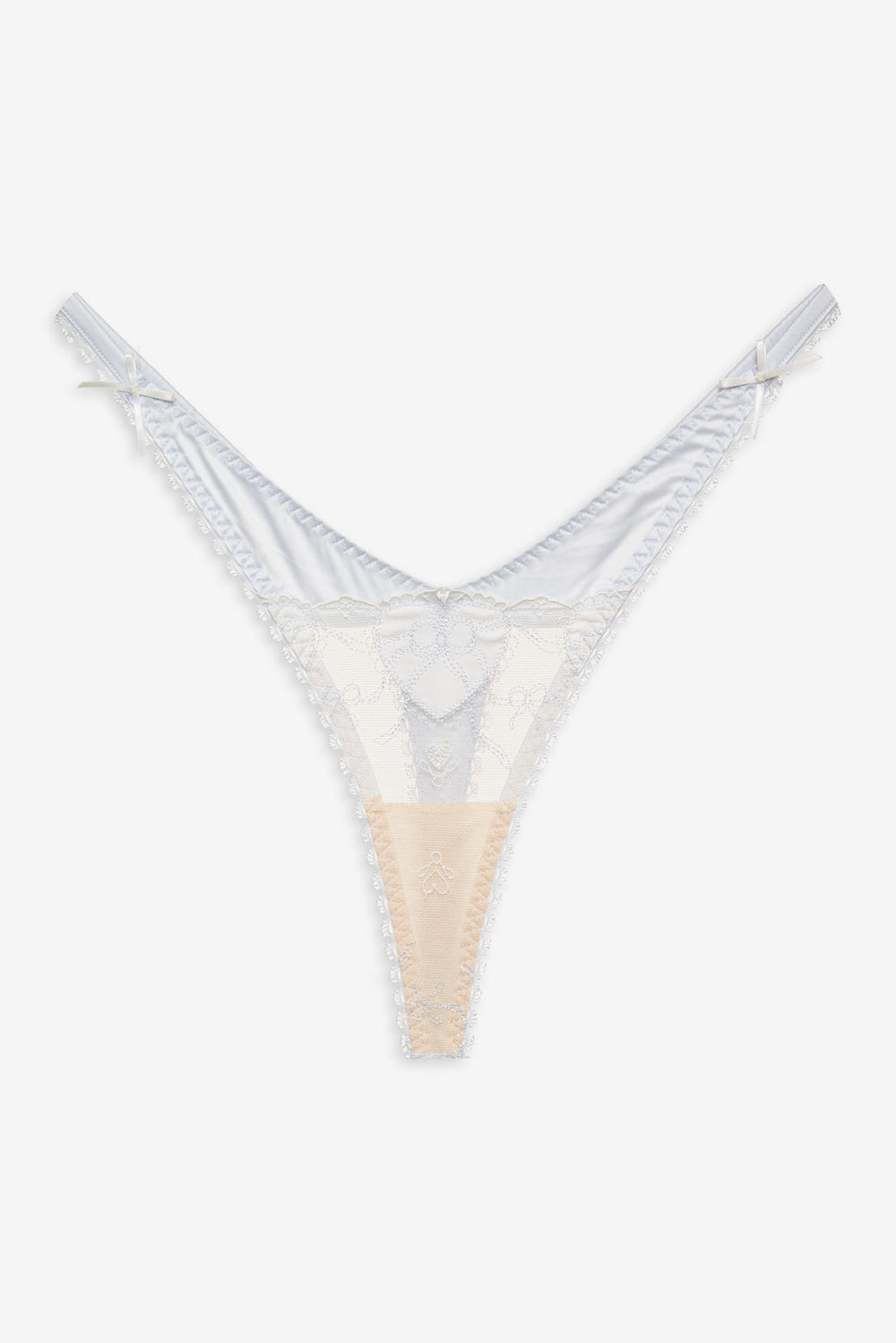 Pure Heart Thong Panty White