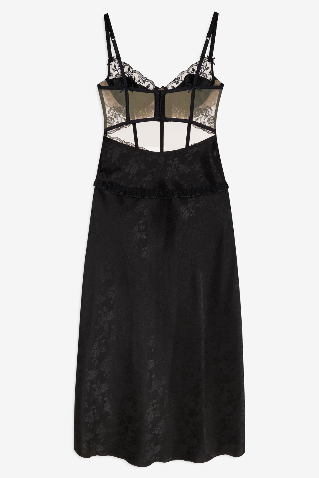 Sonia Maxi Slip Dress Black