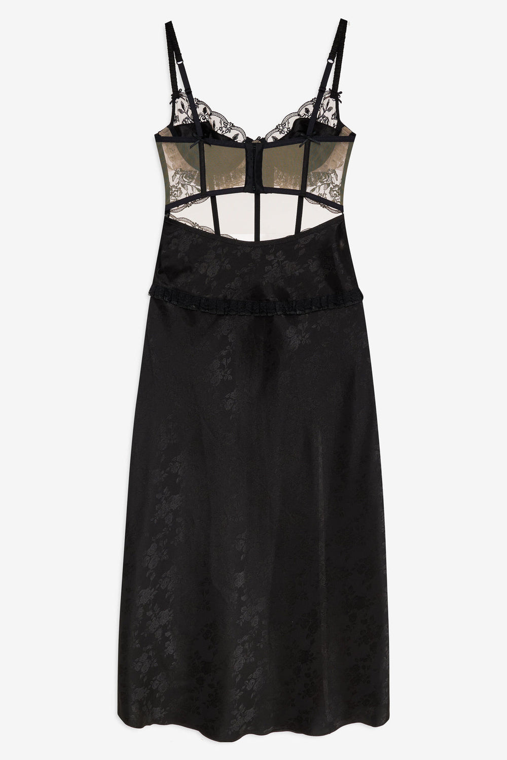Sonia Maxi Slip Dress Black