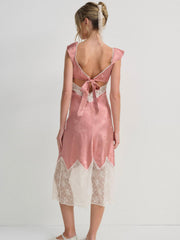 Juliet Midi Slip Dress Terracotta