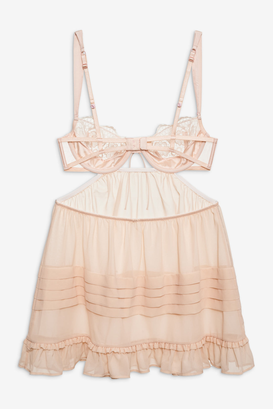 Tea Cake Lace Slip Dress White