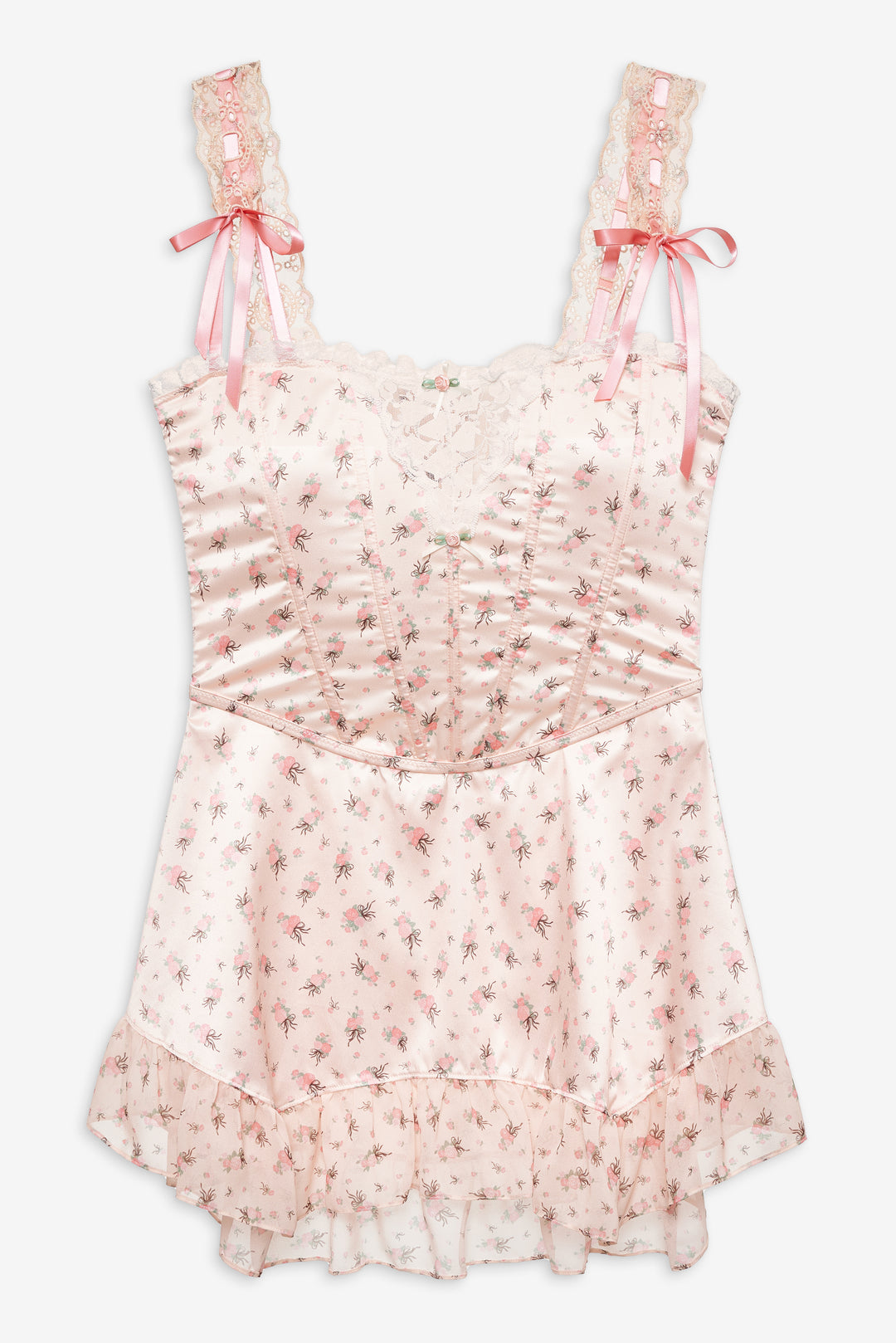 Peaches & Cream Slip Dress Peach