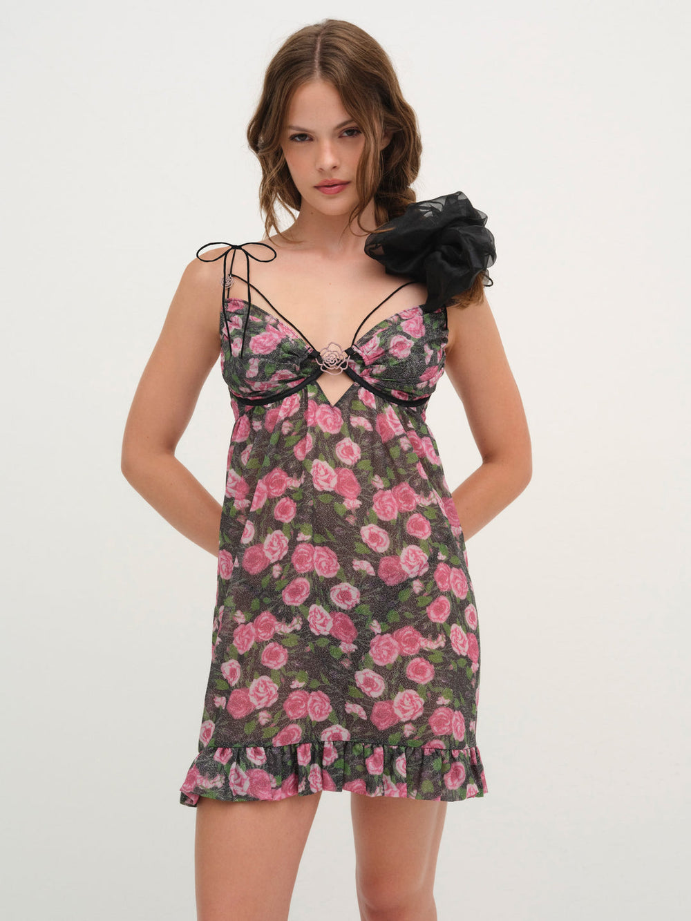 Ciara Slip Dress Black