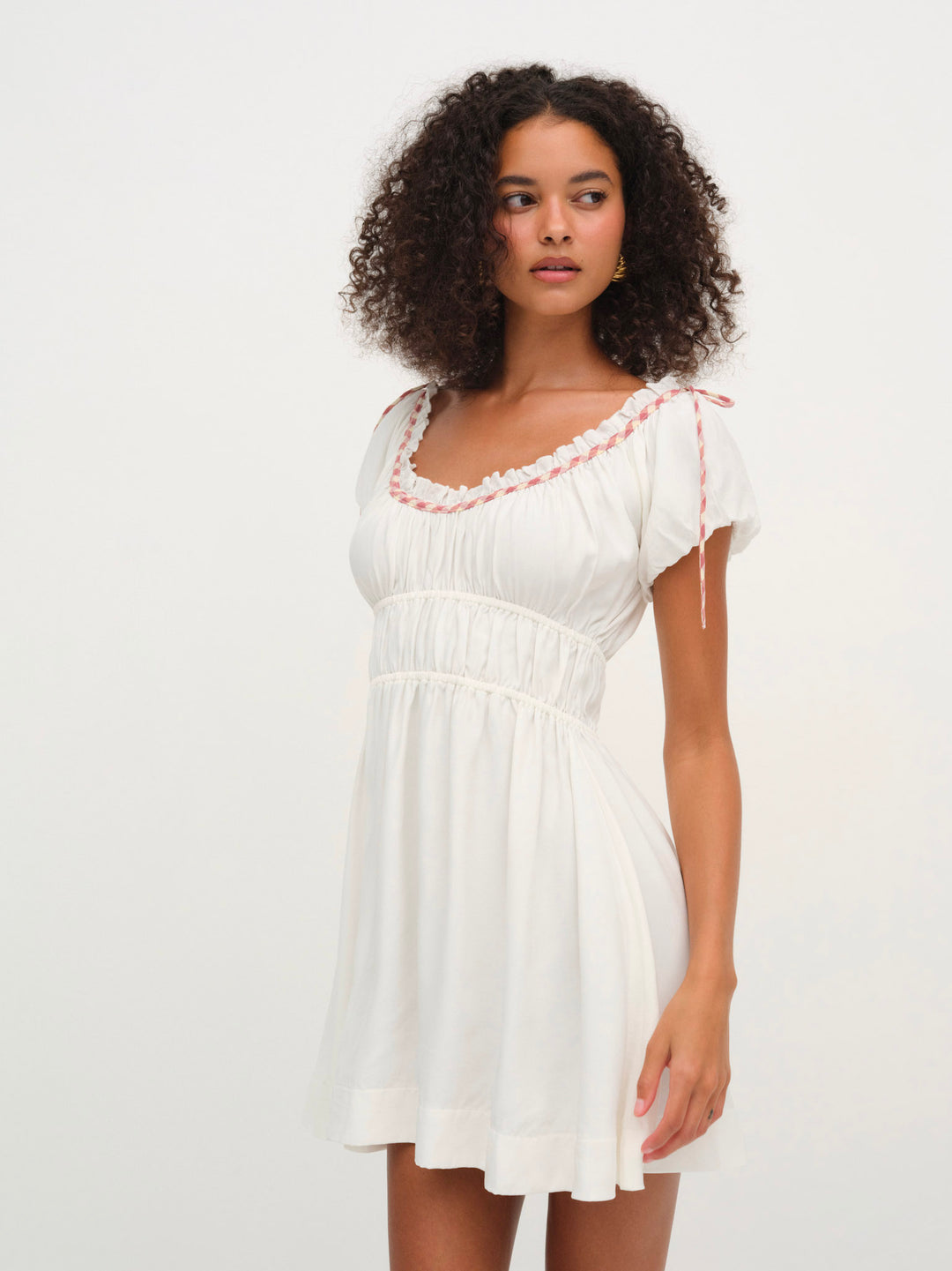 Georgia Corset Slip Dress Red