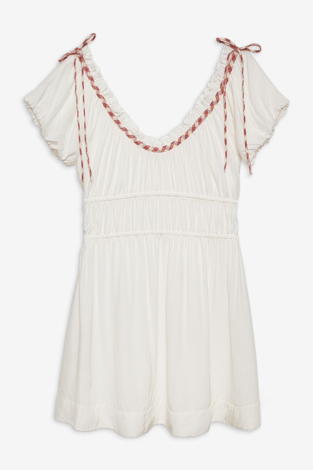 Georgia Corset Slip Dress Red