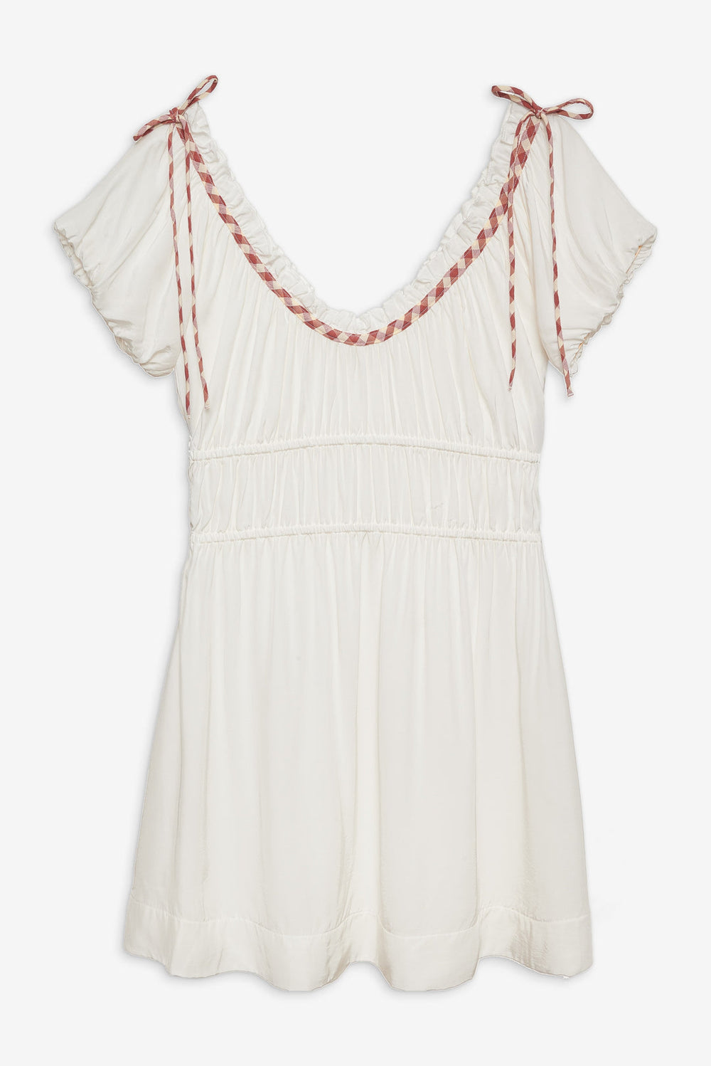 Georgia Corset Slip Dress Red