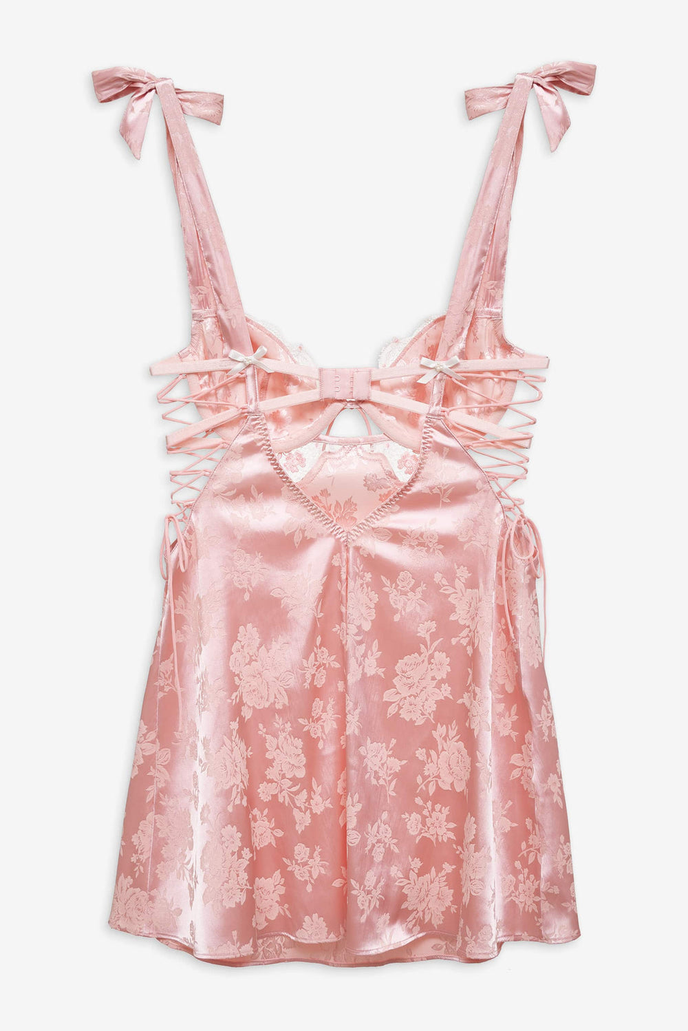 Le Fleur Slip Dress Peach