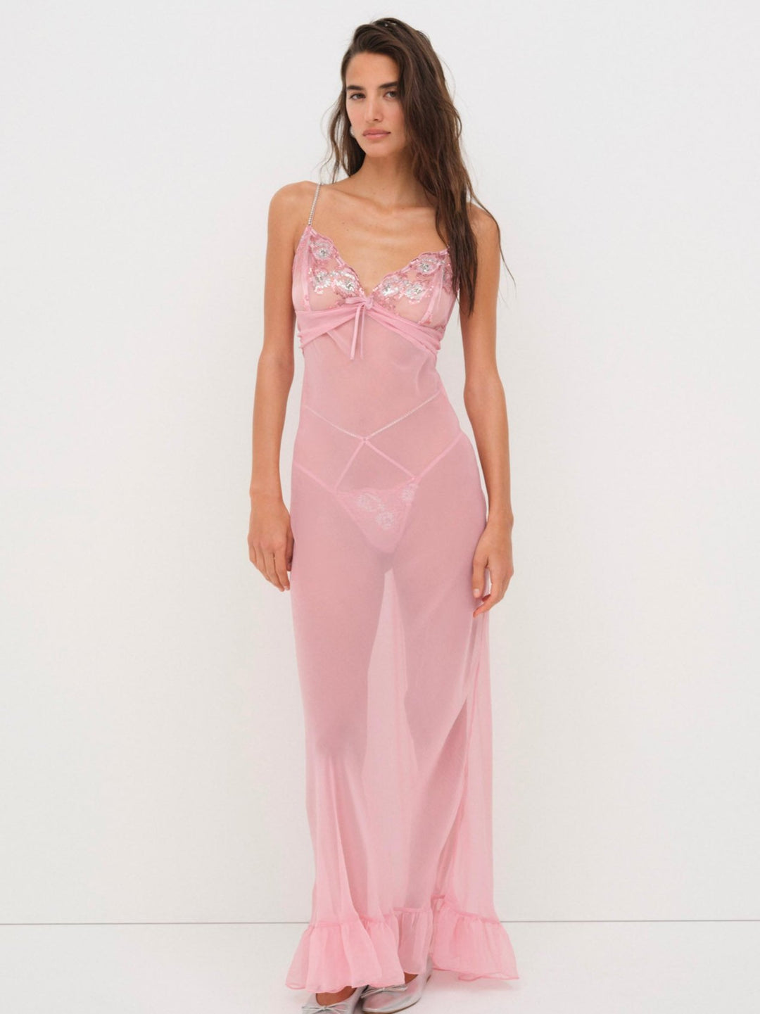 Kristi Maxi Slip Dress Mauve