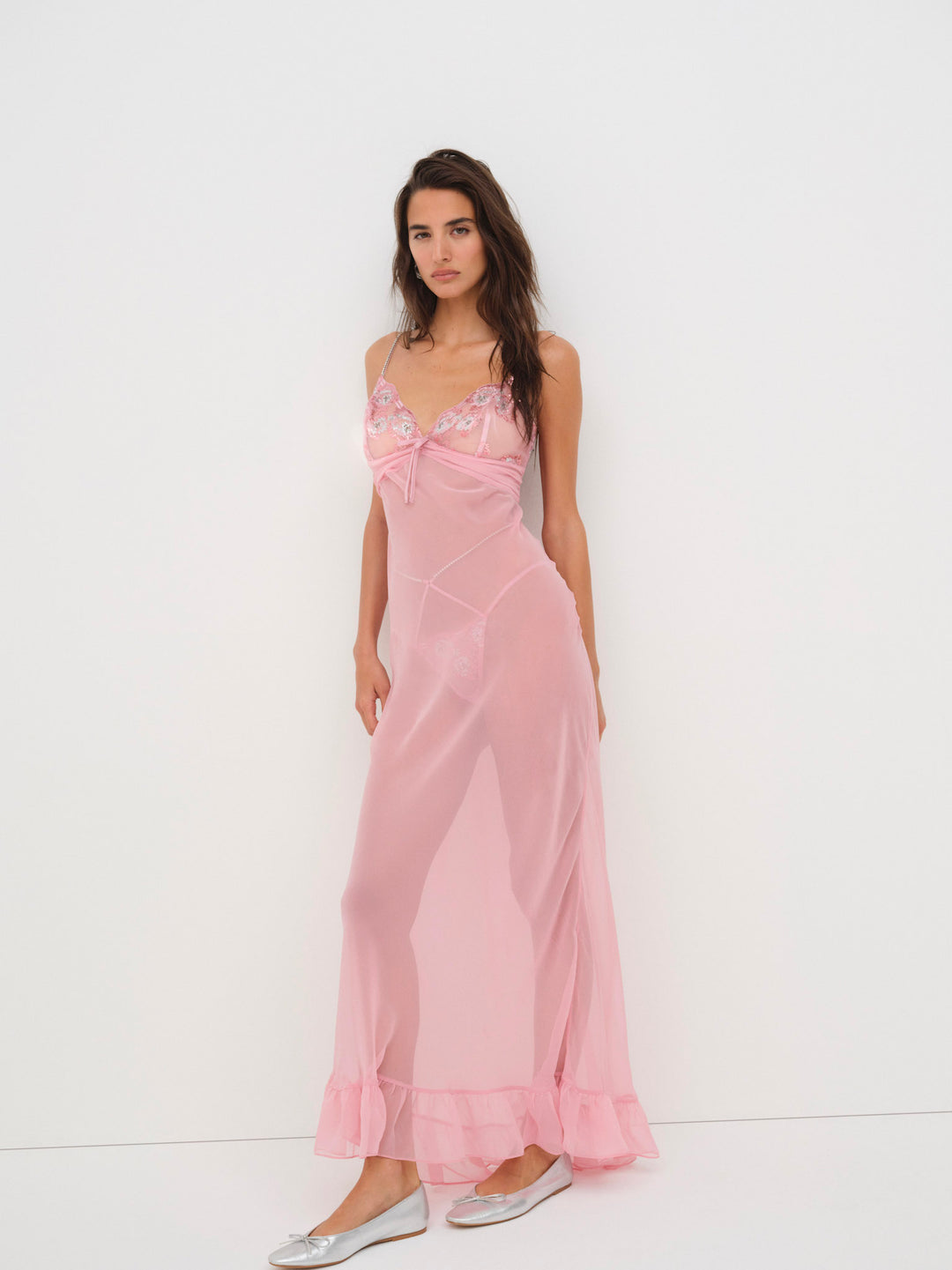 Kristi Maxi Slip Dress Mauve