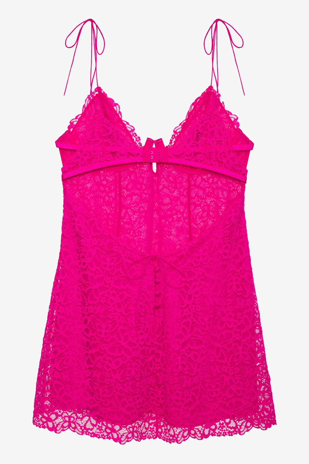 Creamsicle Lace Slip Dress Pink
