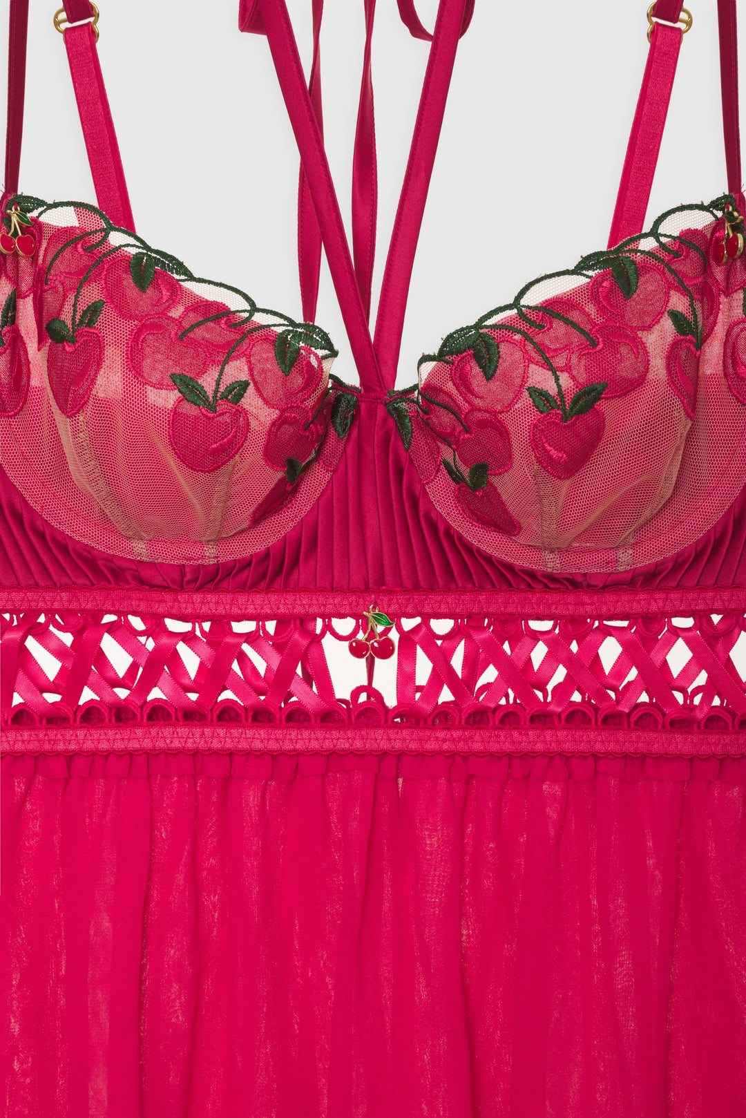 Cherie Slip Dress Red