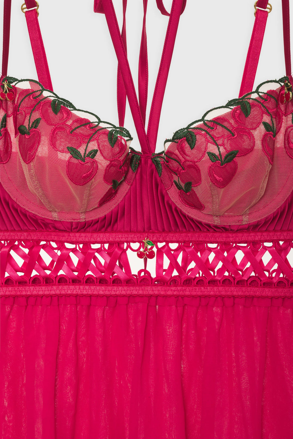 Cherie Slip Dress Red