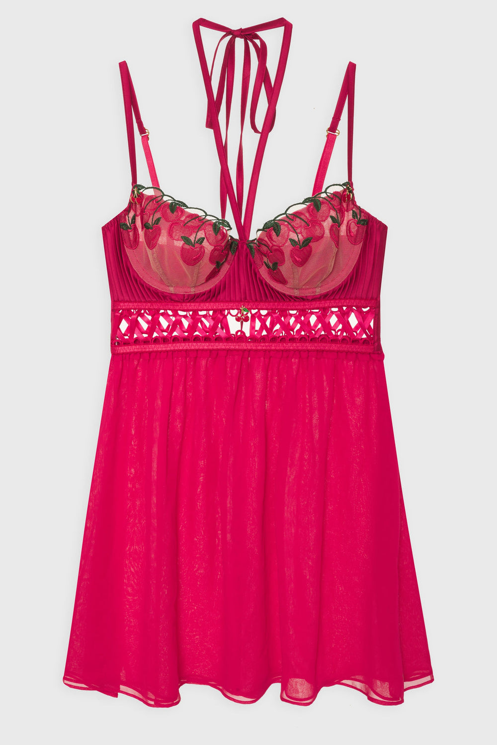 Cherie Slip Dress Red