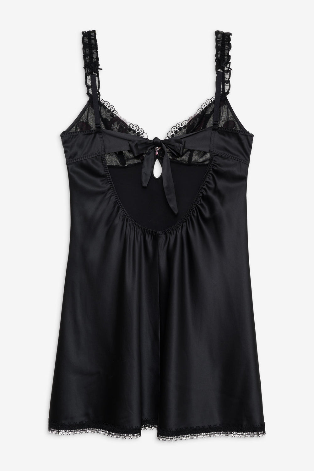 Love Garden Slip Dress Black