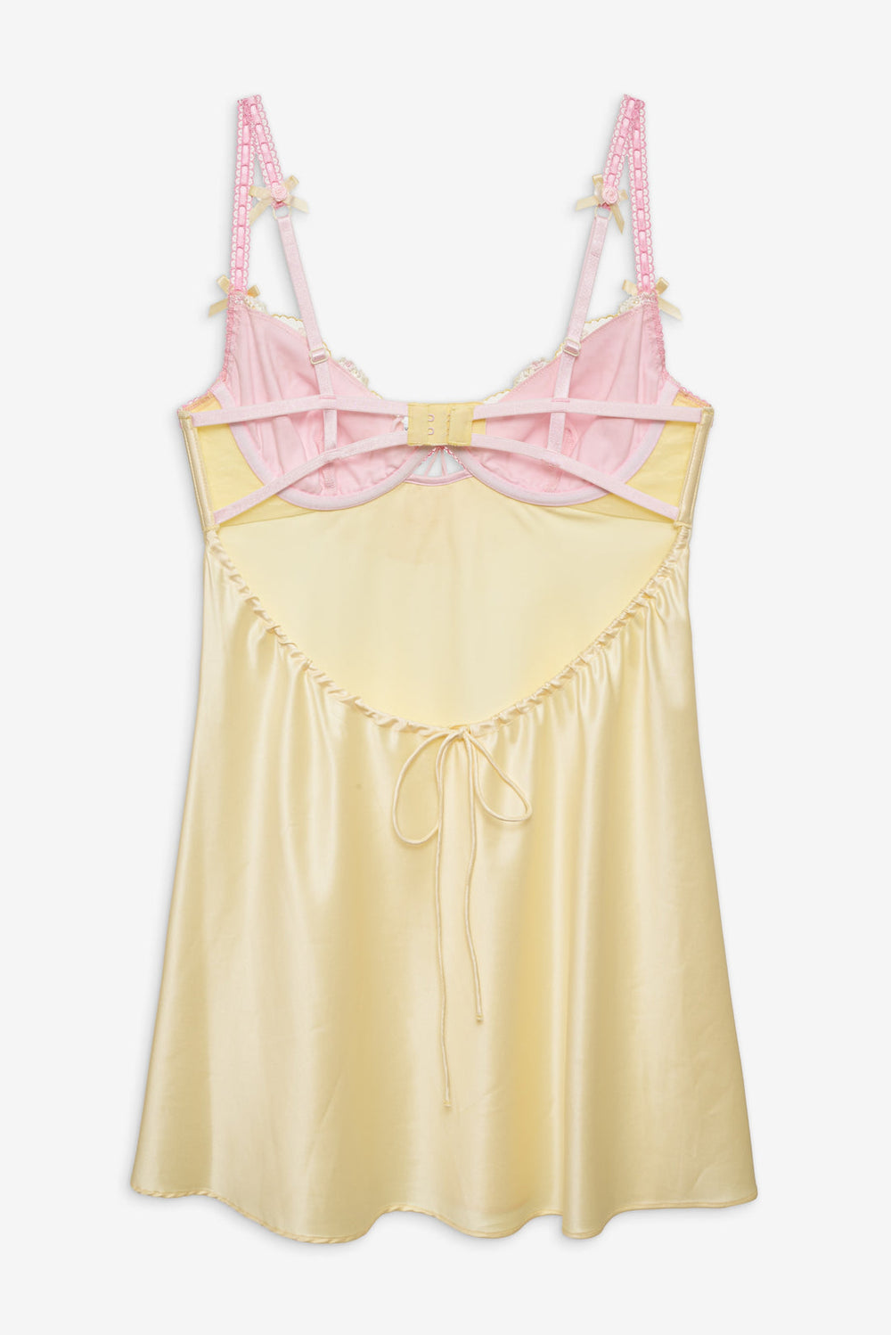 Sunny Bouquet Slip Dress Multi Yellow