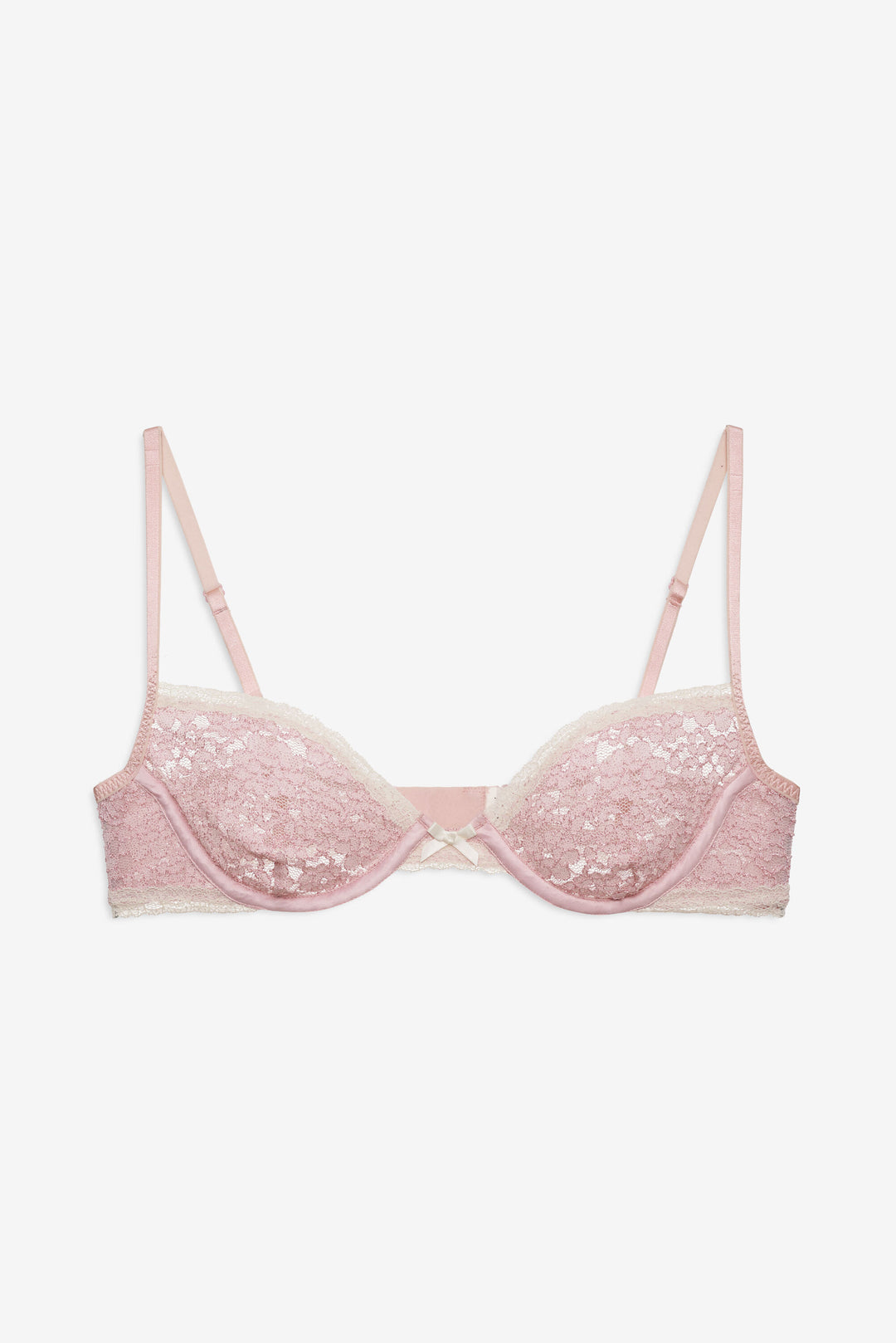 Pamela Stretch Lace Underwire Bra Pink