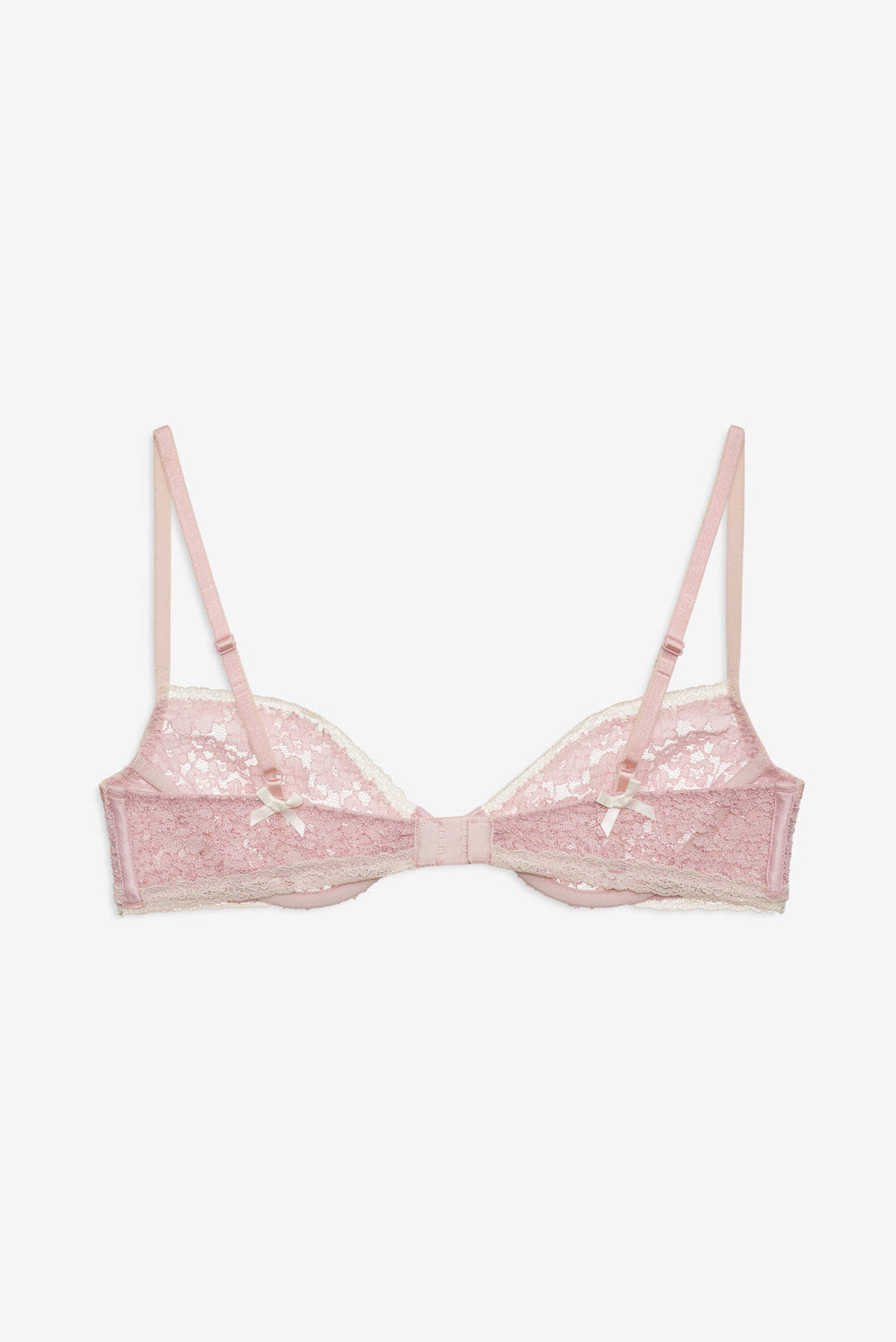 Pamela Stretch Lace Underwire Bra Pink