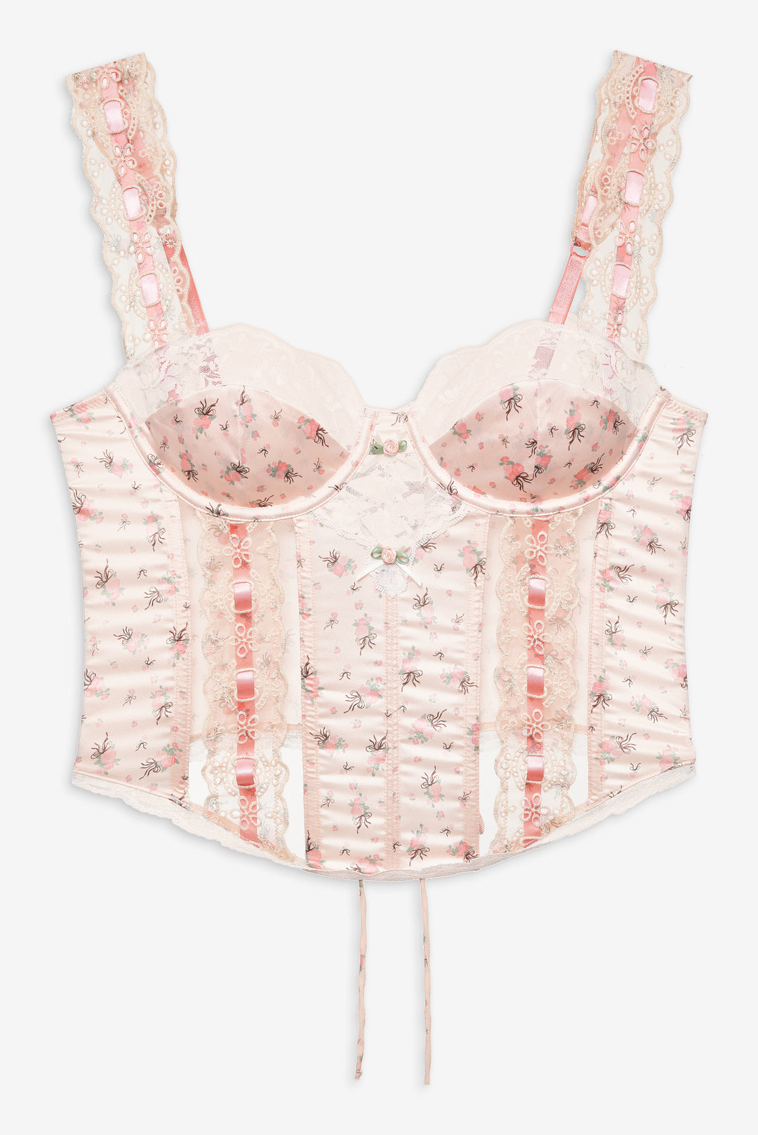 Peaches & Cream Bustier Peach
