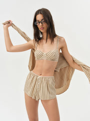 Mindy Underwire Bra Brown