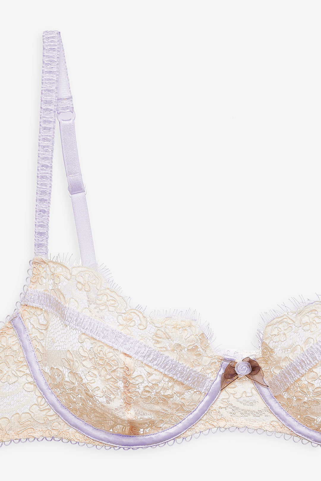 Victoria Lace Underwire Bra Cream